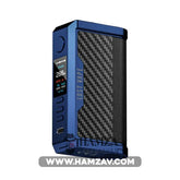 Lost Vape Quest Centaurus Q200W Mod - 200 Sierra Blue Carbon Fiber Mods